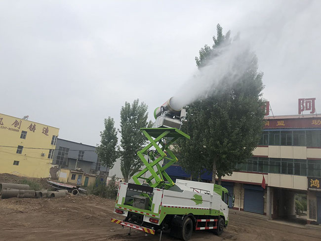 移動(dòng)式升降霧炮車案例